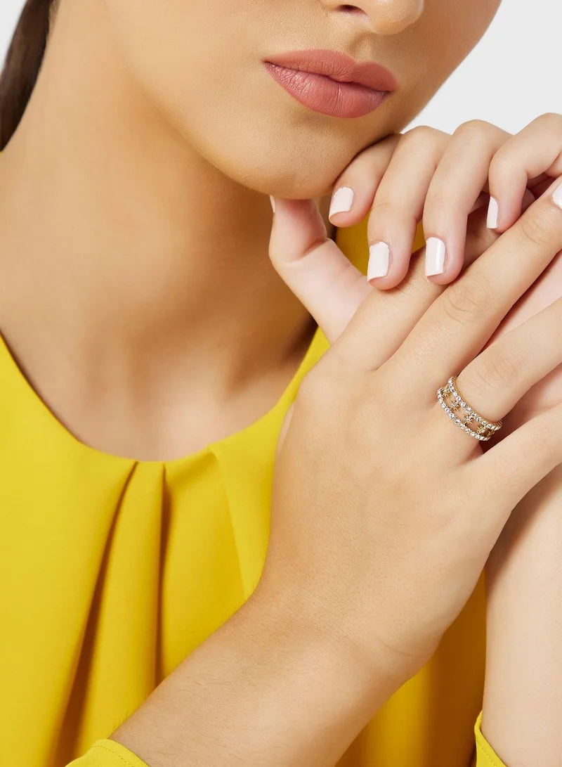 GUESS Stars Charm Ring