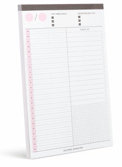 Excefore Daily Planner Pad, 60 Sheets A5 Daily Planner Notes Daily Agenda,Focus, Habit Tracker and to Do List Notepad Planning Pad with Tear-Off Pages,Task Notes Scheduler for Home School Work Office 20*12.5cm  - Image 1