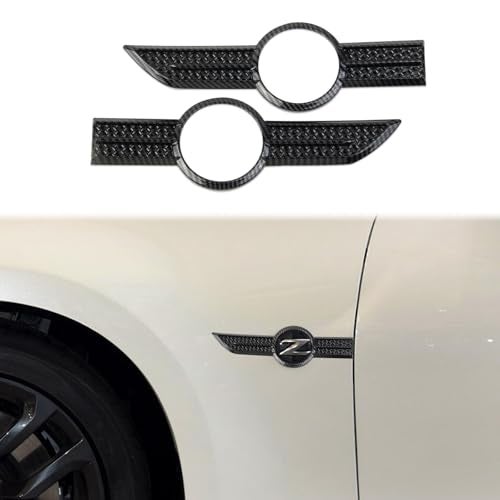 Fewshaw Carbon Fiber Style Body Side Badge Emblem Frame Trim Accessories for Nissan 370Z - Image 1