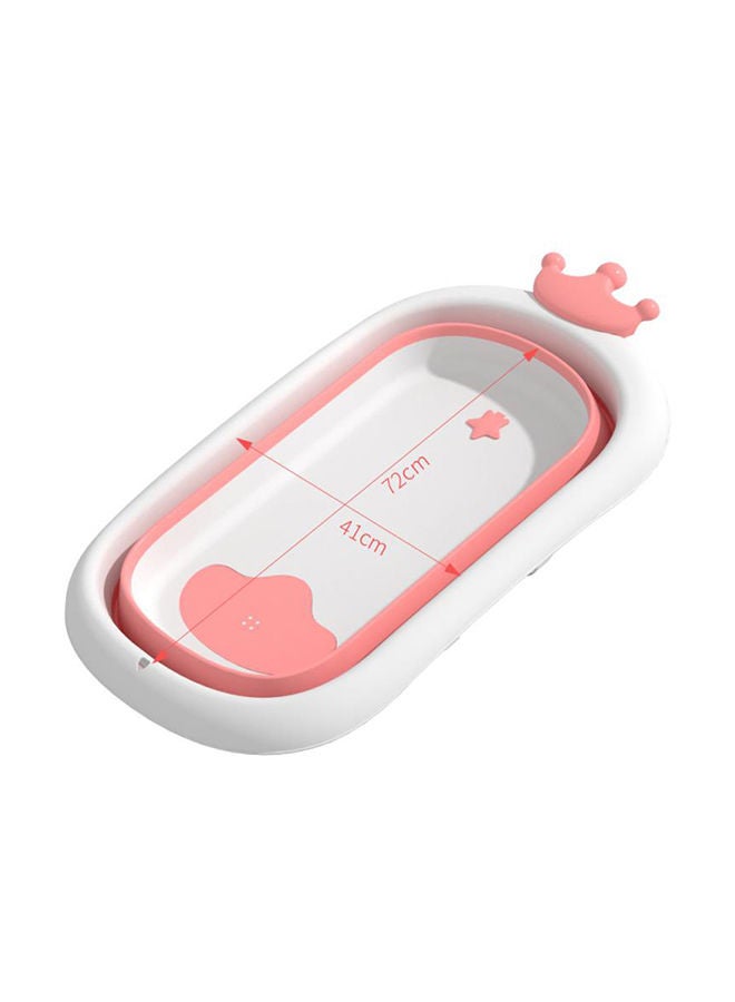 Bumble & Bird Baby Bathtub With Cushion, Foldable - Portable - Suitable For Newborn And Toddler, Anti Slip Skid Proof - Pink - Image 4
