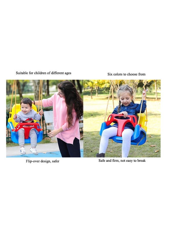 DURKU 3 in 1 Multifunctional Swings for Kids, Toddler Swing Seat Hanging Swing Set for Playground Swing Set,Infants to Teens Swing Kindergarten Playground Family Children Outdoor Toys Gifts Blue - Image 4