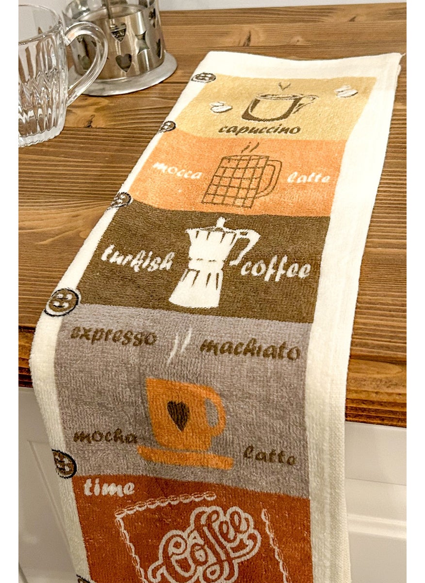 Cnr Garden Kitchen Cotton Printed 100% Cotton 30X50 cm Hand Face Kitchen Towel Soft Patterned Water Absorbent Towel  - Image 3