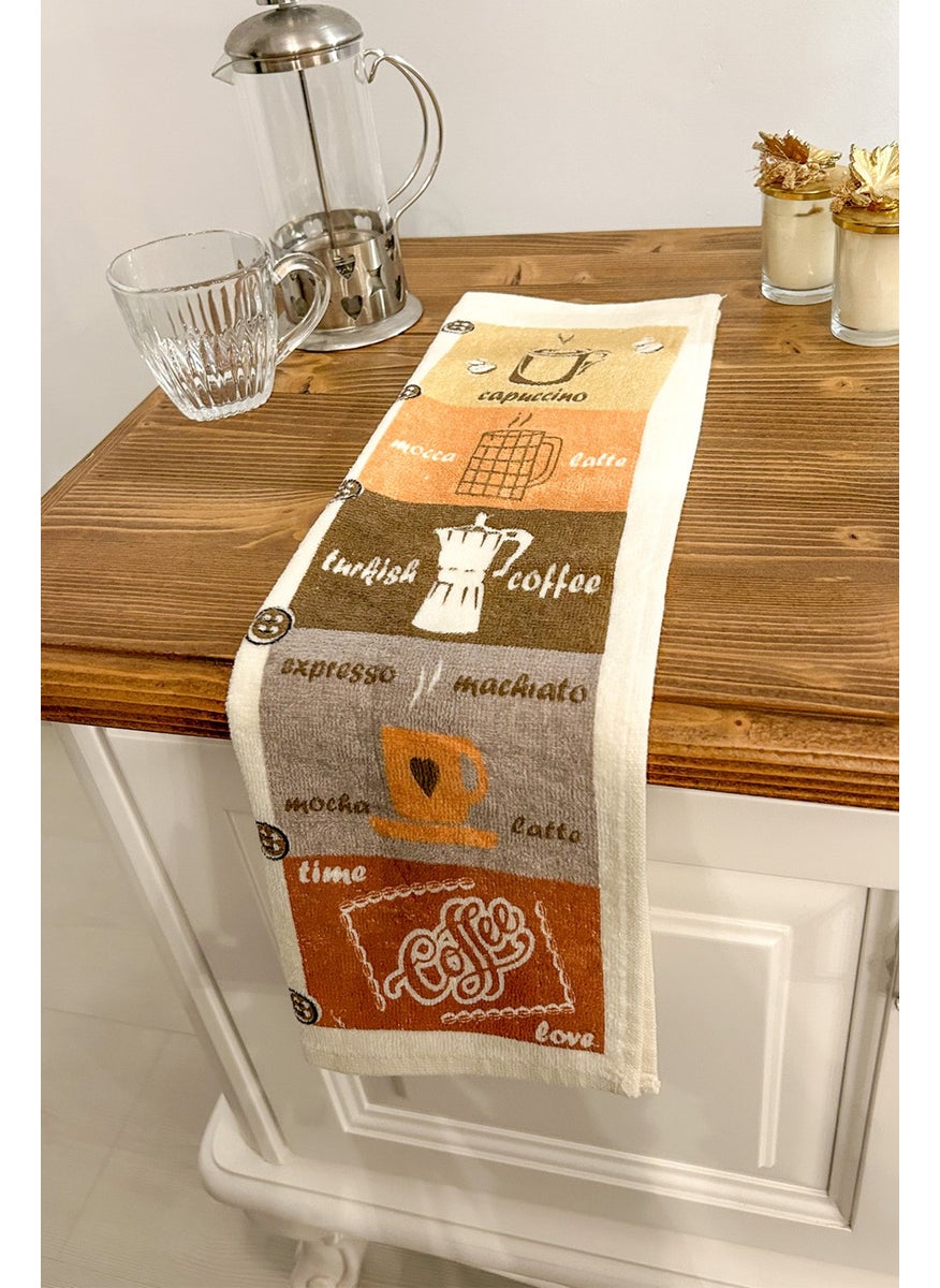 Cnr Garden Kitchen Cotton Printed 100% Cotton 30X50 cm Hand Face Kitchen Towel Soft Patterned Water Absorbent Towel  - Image 1