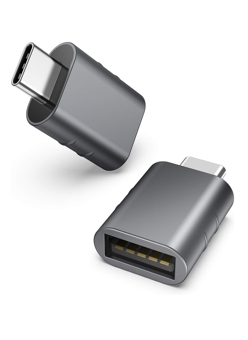 Syntech - USB C to USB Adapter (Pack of 2) USB C Male to USB3 Female Adapter Compatible with MacBook Pro 2023 iMac iPad Mini 6/Pro MacBook Air 2022 and Other Type C or Thunderbolt 4/3 Devices - Image 1