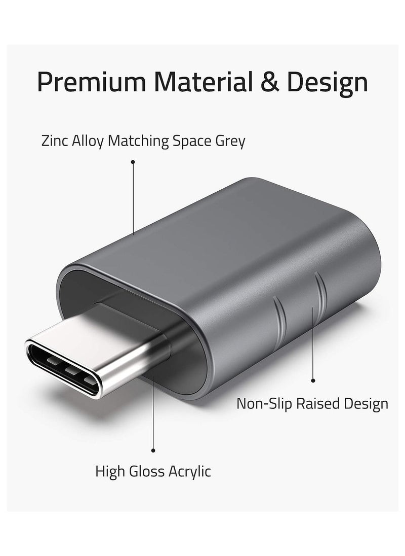 Syntech - USB C to USB Adapter (Pack of 2) USB C Male to USB3 Female Adapter Compatible with MacBook Pro 2023 iMac iPad Mini 6/Pro MacBook Air 2022 and Other Type C or Thunderbolt 4/3 Devices - Image 1