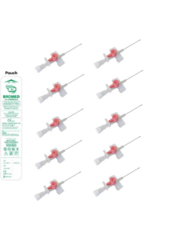 SKYLINE IV Cannula, 20G - Pink Pack of 10 PCS - Image 1