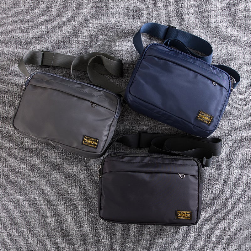 Japanese Style Simple Crossbody Bag Men'S Casual Oxford Cloth Shoulder Bag Distinctive Casual Small Satchel Tooling Style Messenger Bag - Image 2