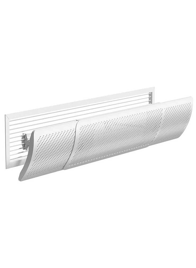 ARNOTEC - Adjustable air vent deflector for central air conditioning, universal top/side vents (49-86cm), effectively controls airflow direction and improves air quality-1 Pack - Image 1