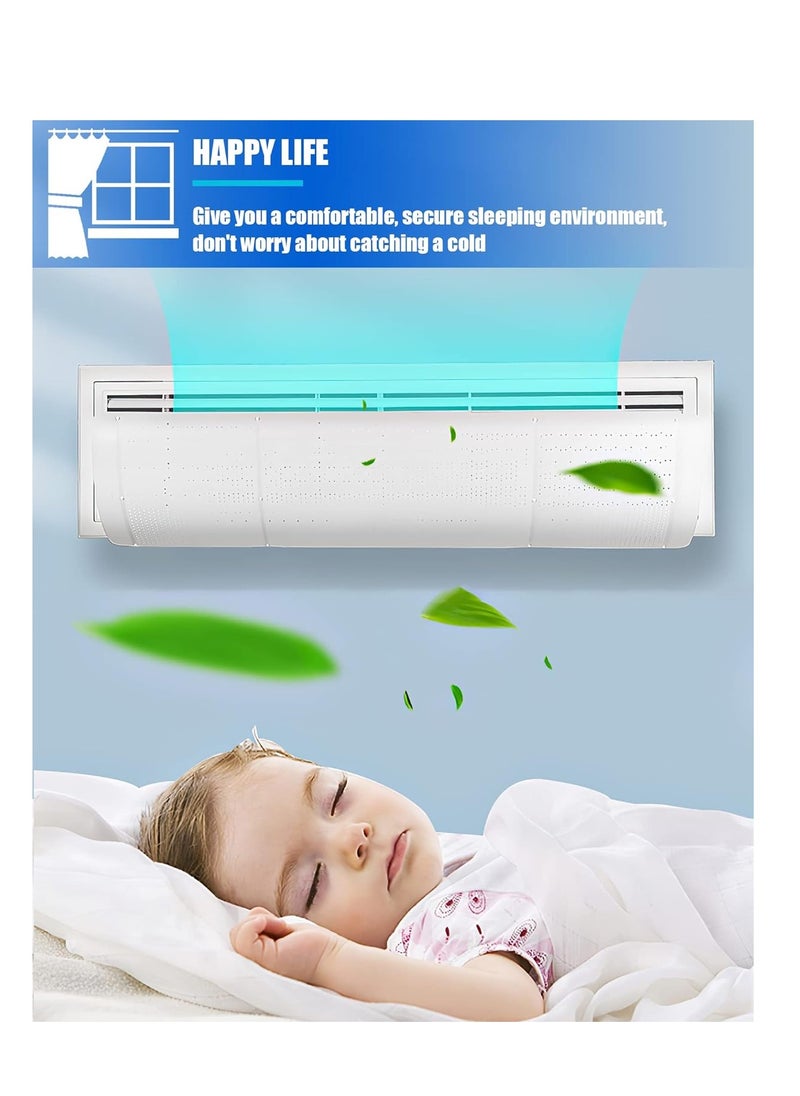 ARNOTEC - Adjustable air vent deflector for central air conditioning, universal top/side vents (49-86cm), effectively controls airflow direction and improves air quality-1 Pack - Image 1