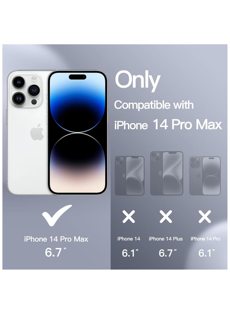 أكاليكس جراب سيليكون متوافق مع iPhone 14 Pro Max، طبقة سيليكون سائلة رفيعة من المطاط الهلامي الناعم المقاوم للصدمات، جراب واقٍ للهاتف مع بطانة من مادة TPU (أخضر صنوبري) - Image 2