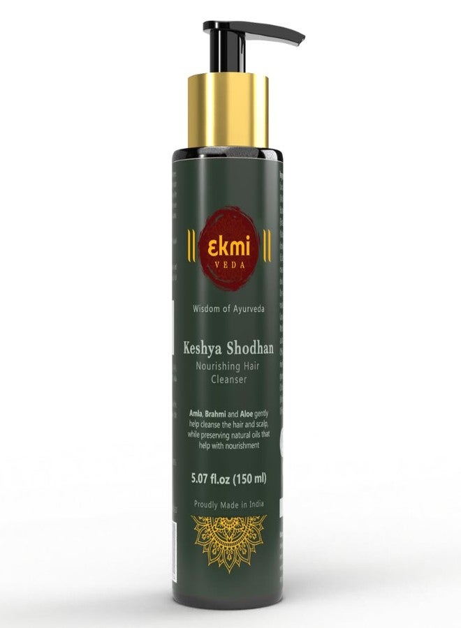 EKMIVEDA Ayurvedic Hair Growth Sulfate Free Shampoo With Reetha, Shikakai, Bhringraj, Amla For Hair Loss Control. Hair Regrowth Treatment For Women & Men. Hair Thickening Rosemary Shampoo, 5.07 Fl Oz - Image 1