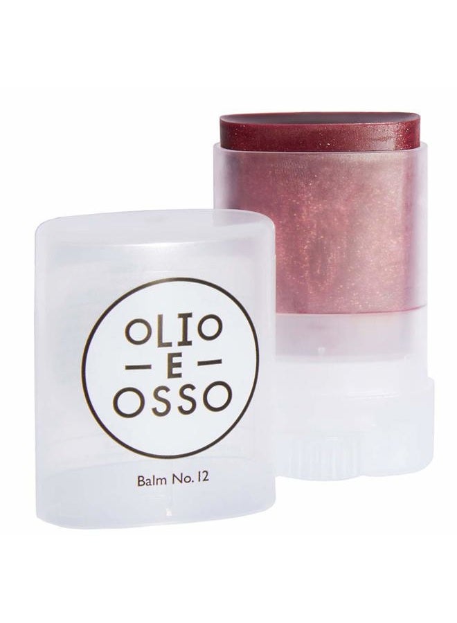 Olio E Osso - Natural Lip + Cheek Balm | Natural, Non-Toxic, Clean Beauty (No. 12 Plum, 0.35 oz | 10 g) - Image 1