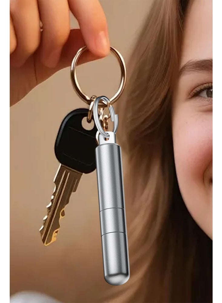 SIM Card Tray Removal Tool with Cleaning Brush, 2 in 1 EDC Portable Keychain Eject Pins Reset Needle Opener Cleaning Pen for iPhone Airpods Pro - Image 3