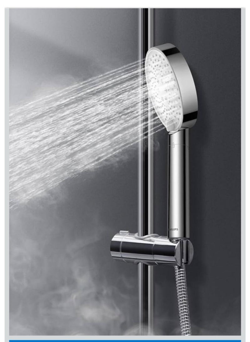 Philips Shower Head with Filter, Effectively Removes Chlorine and Other Large Particles, Three Spray Modes, Pressure Enhancing Design ASH1516CH/10 Chrome - Image 4