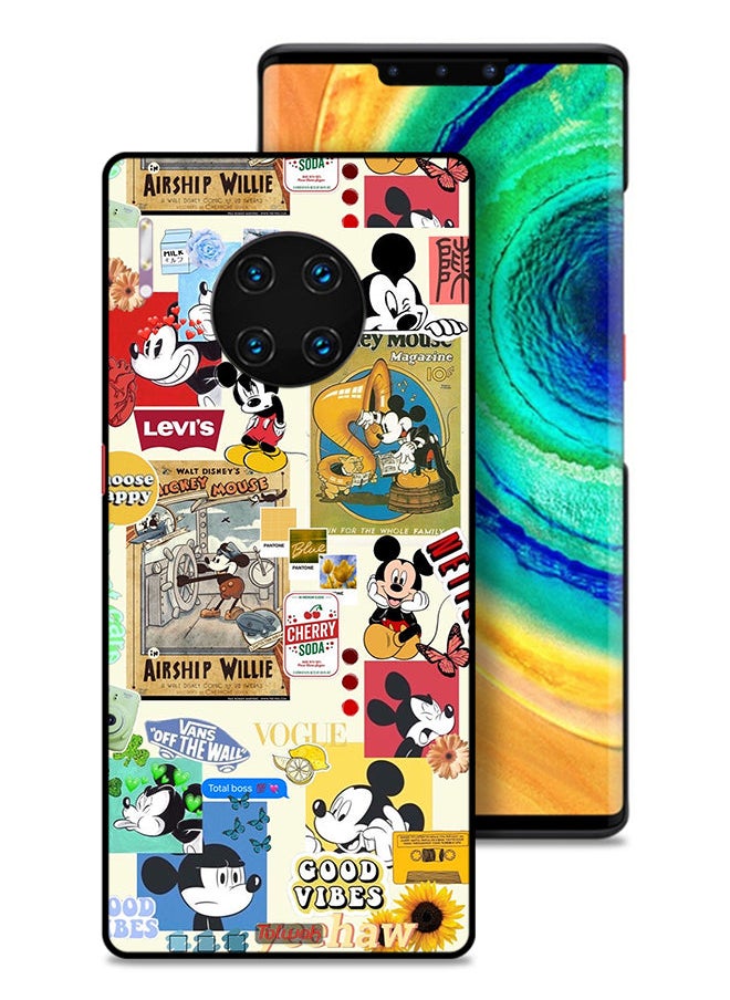 Tolwak - Huawei Mate 30 Pro 5G Protective Case Cover Chose Happy And Stickers - Image 1