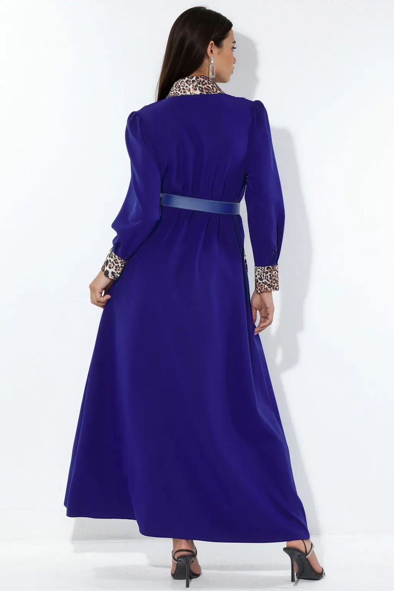 Jennyfer Leopard Print Maxi Shirt Dress - Image 4