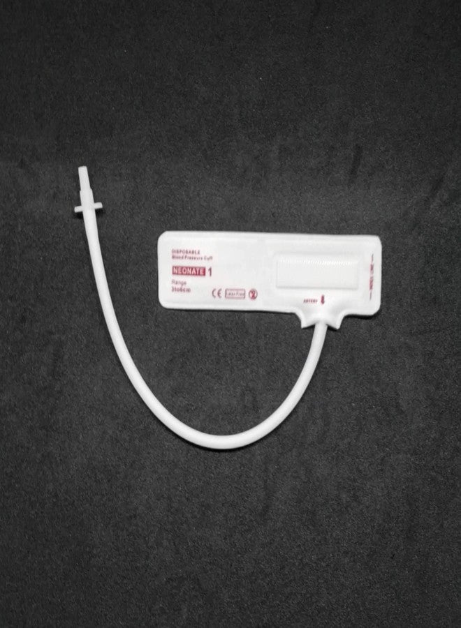 Biometric Cables Disposable Nibp Cuff Neonatal Single Tube Size 1 White