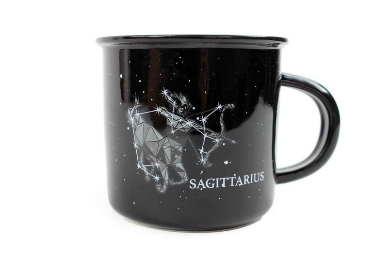 SAGITTARIUS Ceramic Mugs 135 oz Coffee Tea Mug Astrology Horoscope Cups with Personality Traits Revealed Inside November December Birthday Constellation and Zodiac Sign Drinkware