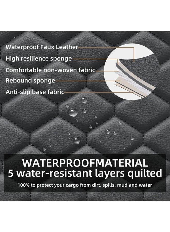 1PCs Front Car Seat Covers Leather Water Proof Seat Protector Universal fit for Most Cars SUVs and Trucks Black - Image 2