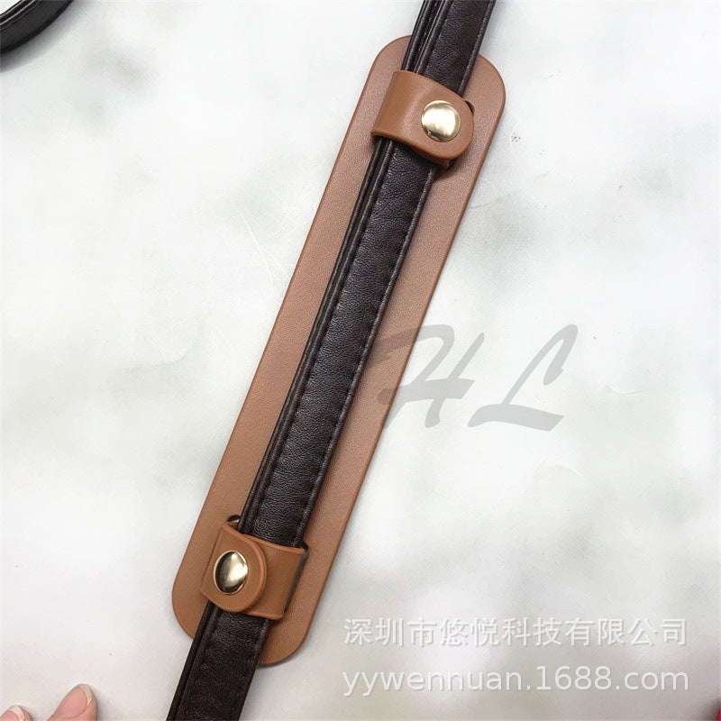 Handbag Handle Leather Protective Cover Anti-Strangle Handbag Leather Cover Hand Protection Anti-Wear Anti-Slip Shoulder Strap - Image 1