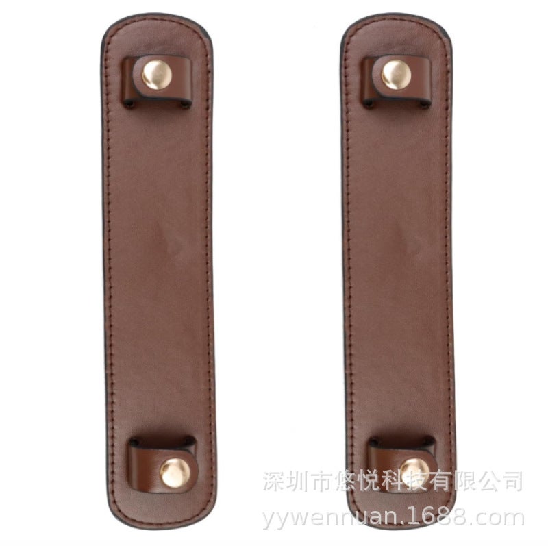Handbag Handle Leather Protective Cover Anti-Strangle Handbag Leather Cover Hand Protection Anti-Wear Anti-Slip Shoulder Strap - Image 2