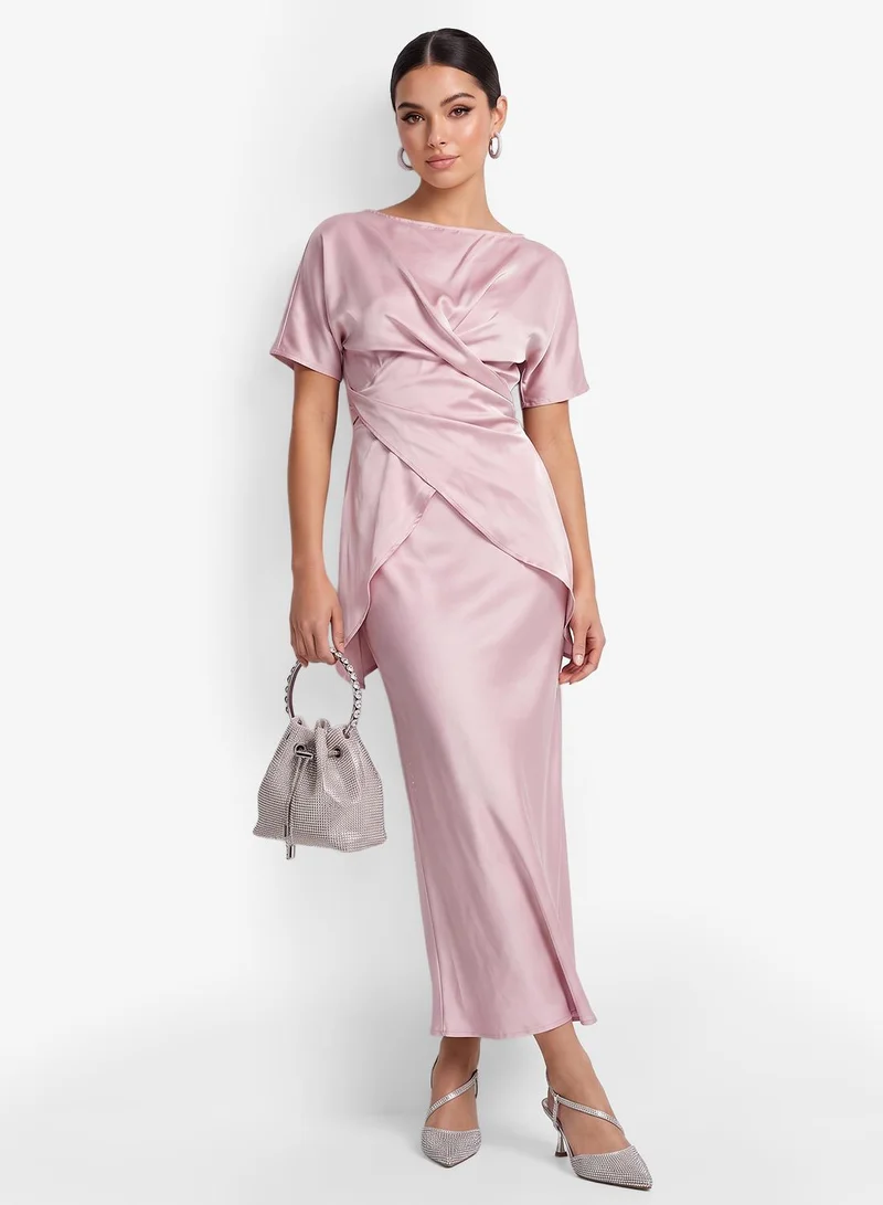 Ella  Dress With Mock Top for Women | Best Price UAE
