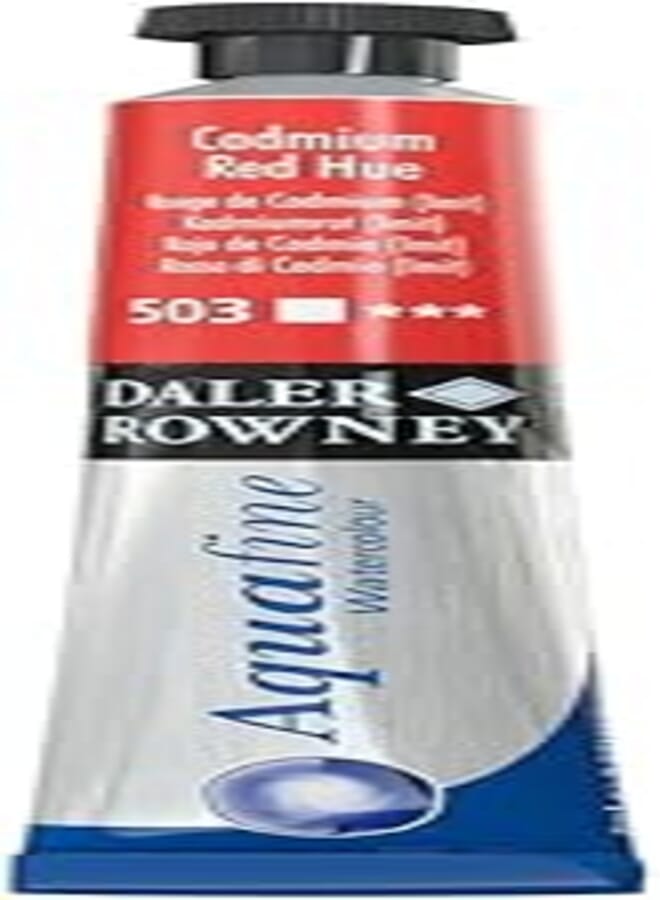 Daler Rowney Aquafine 8ml Watercolor - Cad Red Hue