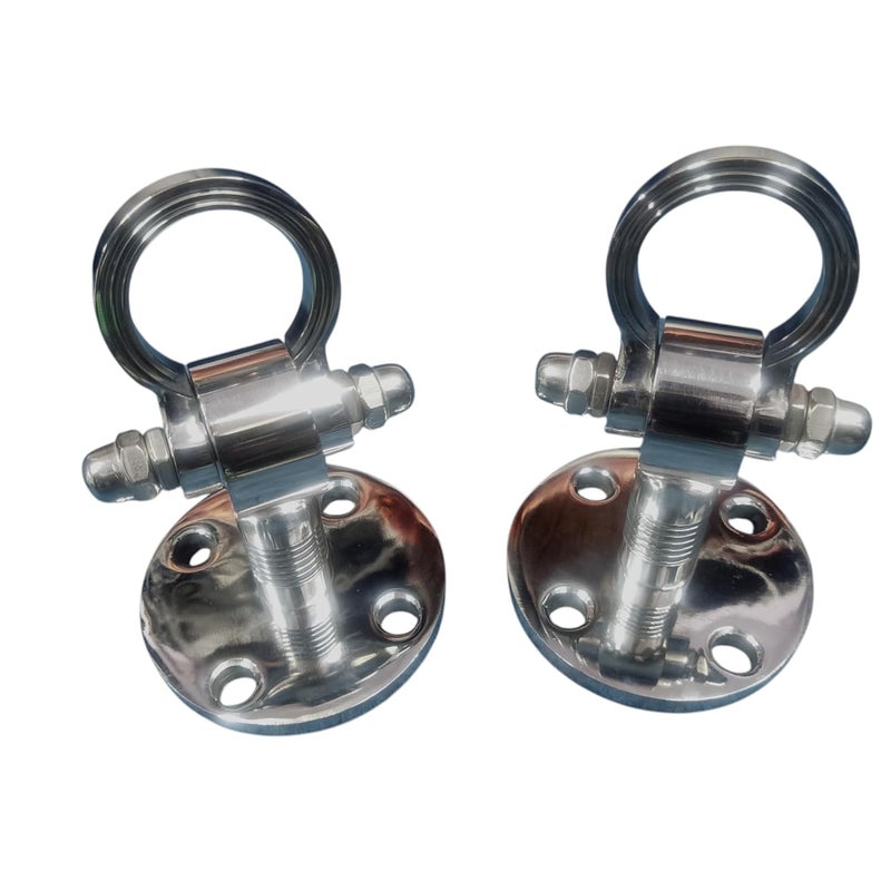Kkriya Home Decor HIGrade Heavy Duty Pure Stainless Steel Super Quality Life TIME WARRENTY Ceiling KADA Swing Patio 25MM Rod with Weight Capacity of 2000KG Pack of 2PCS Strong and Sturdy  - Image 3