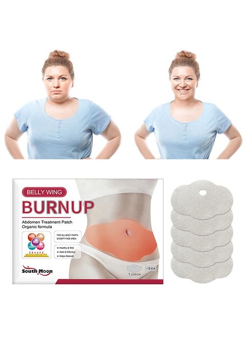 Belly Wing Burnup - Shaping and Slimming Abdominal Lifting Patch, Belly Shaping Patch Organic 5 Pcs