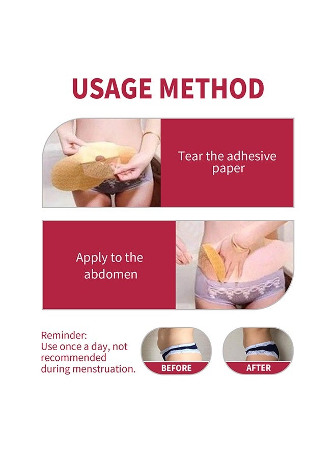 Belly Wing Burnup - Shaping and Slimming Abdominal Lifting Patch, Belly Shaping Patch Organic 5 Pcs