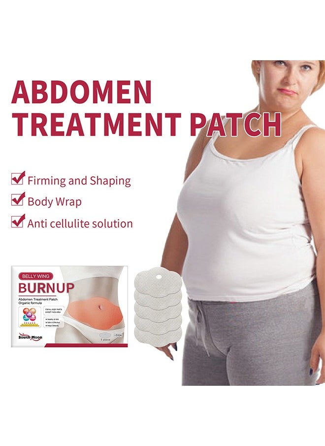 Belly Wing Burnup - Shaping and Slimming Abdominal Lifting Patch, Belly Shaping Patch Organic 5 Pcs