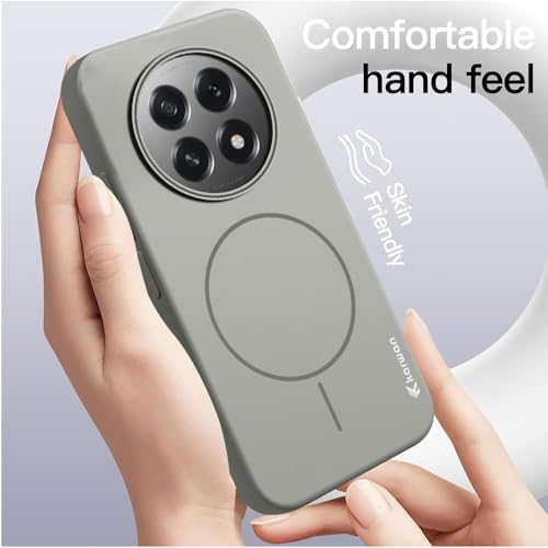 KARWAN®️ Magnetic Wireless Ultra Slim-Fit Back Case Cover for Oppo F29 |Hard PC Case Cover| Ultra-Thin & Light Weight with [Ultra Premium Feel] Case for Oppo F29 (6.7") (Grey) - Image 2