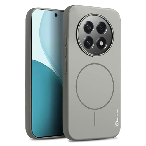 KARWAN®️ Magnetic Wireless Ultra Slim-Fit Back Case Cover for Oppo F29 |Hard PC Case Cover| Ultra-Thin & Light Weight with [Ultra Premium Feel] Case for Oppo F29 (6.7") (Grey) - Image 1