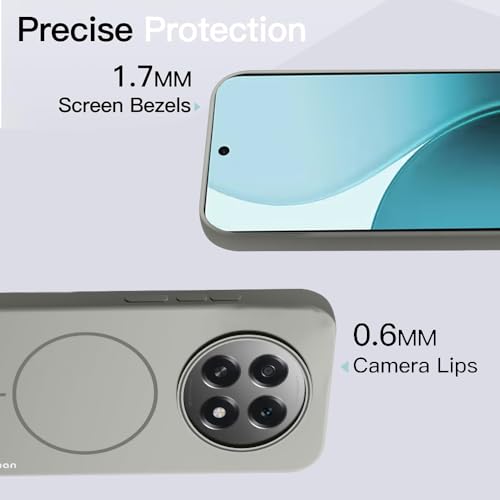 KARWAN®️ Magnetic Wireless Ultra Slim-Fit Back Case Cover for Oppo F29 |Hard PC Case Cover| Ultra-Thin & Light Weight with [Ultra Premium Feel] Case for Oppo F29 (6.7") (Grey) - Image 4