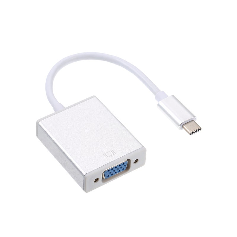 Type-C to Female VGA Adapter Cable Converter USB-C to VGA HDTV Adapter Cable Replacement For Samsung Galaxy S9 Macbook for Monitor Projector TV - Image 2