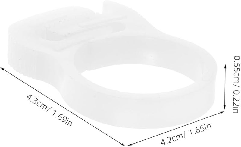 Zerodeko 10 قطعة مشبك خرطوم بلاستيكي ذو آلية تروس لإصلاح خراطيم الري بالتنقيط ووصلات خراطيم الحديقة - Image 3