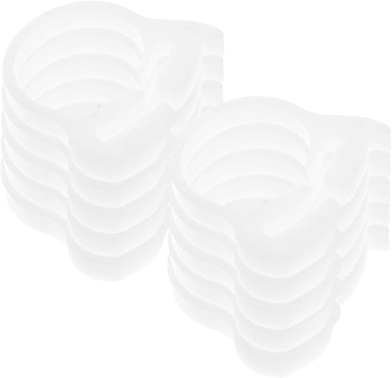 Zerodeko 10 قطعة مشبك خرطوم بلاستيكي ذو آلية تروس لإصلاح خراطيم الري بالتنقيط ووصلات خراطيم الحديقة - Image 2