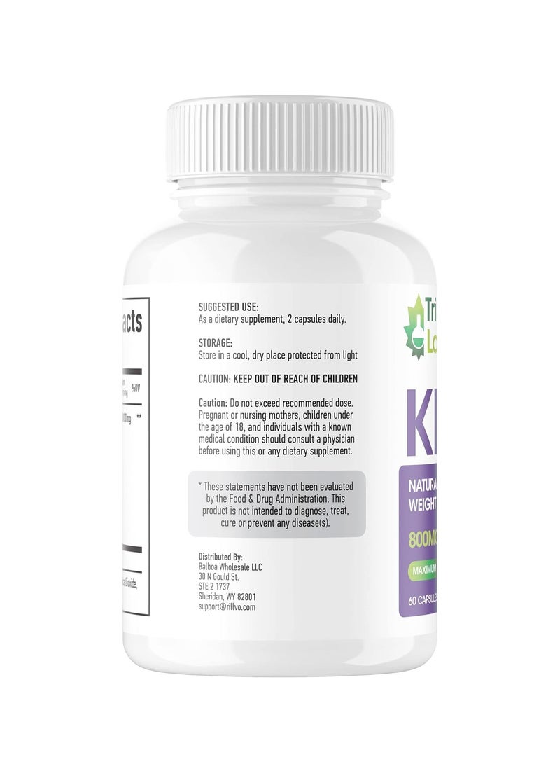 Justified Laboratories Trim Life Keto Advanced Weight Loss Supplement Ketosis Pills (60 Capsules) - Image 2