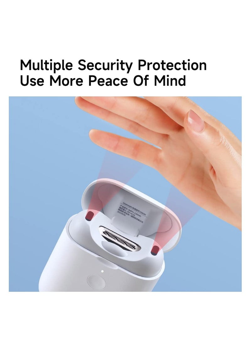 KASTWAVE Mini Electric Nail Clipper, 2 Inch Portable Fingernail Clippers with Lanyard Hole, Dual Speed Gear,automatic Safe Stop System Additional  Nail Trimmer for Toddler, Children, Adult - Image 2