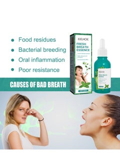EELHOE Bad Breath Treatment for Adults – Dry and Bad Mouth Smell Removing Drops – Easy to Carry and Handy Fresh Breath Oil-serum, 30 ml (Pack of 1)  - Image 3