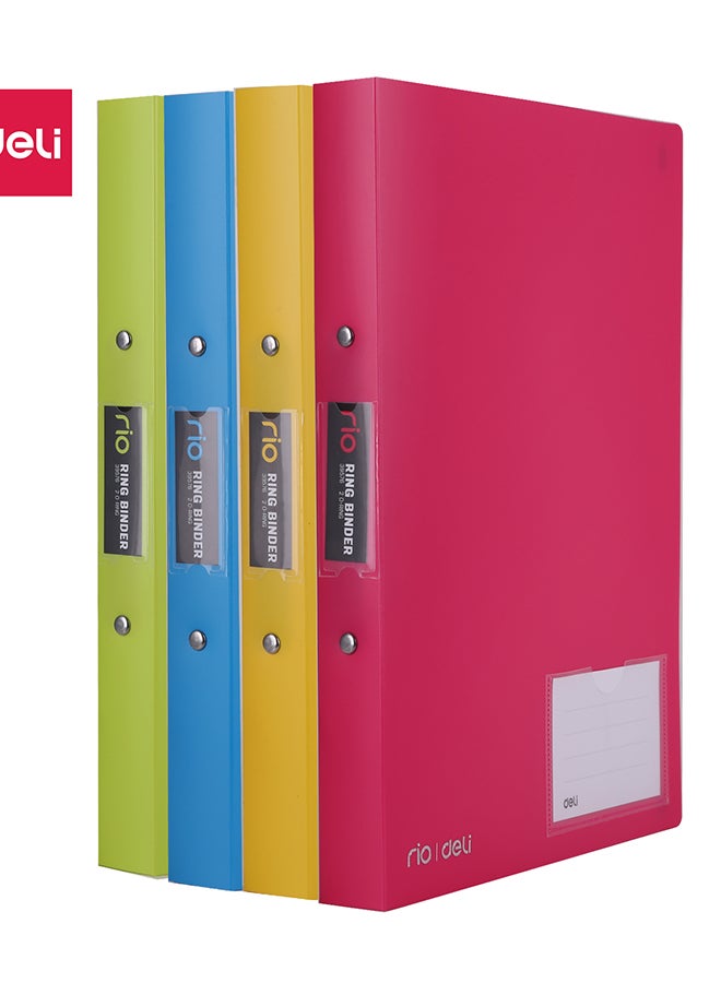 Deli مجلد حلقة دلي A4-1" متنوع E39576 - Image 1