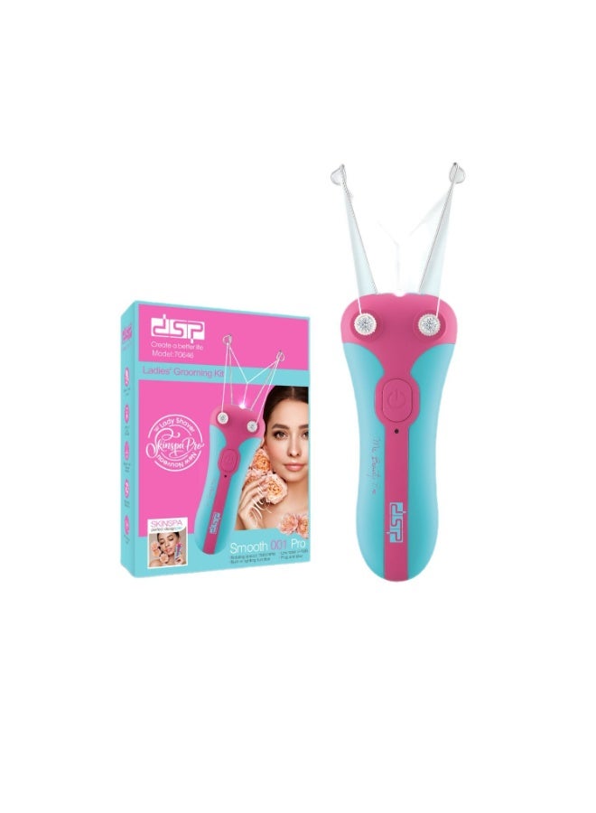 DSP Hair Removal Epilator, Electric Threading Tool with High-Speed Motor, Removes Facial Peach Fuzz and Upper Lip Hair from the Root, for Home Beauty Care, Smooth Makeup Base and Hairless Face - Image 1