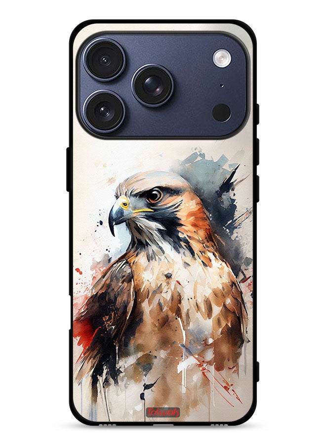 Tolwak Apple iPhone 17 Pro Protective Case Cover Eagle Abstract Art - Image 1