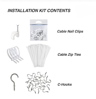 AGK Enterprises UV Stabilized Bird Net/Anti Bird Net/Pigeon Net /(10 X 70ft)-25mm Hole 15 PLY with Attached Corner Ropes & Installation Kit/Size (10 x 70 ft.) - Image 4
