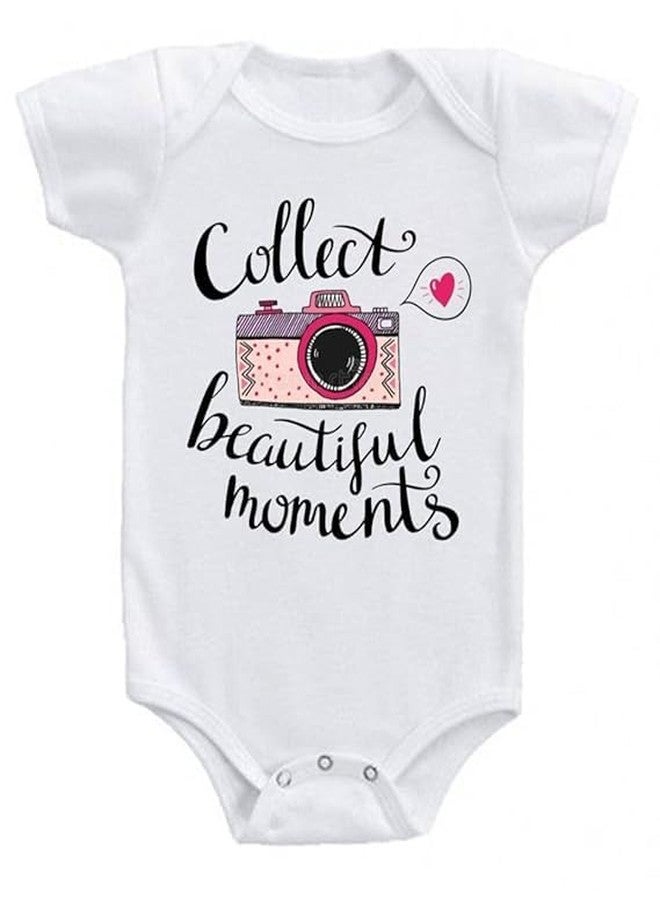 American Apple Printed Romper Dress Baby Sleep Suit For Baby Boys & Baby Girls Printed Birthday Vacation Gift Rompers T-Shirt (6-9 Months, Collect Beautiful Memory)