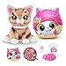 Pets Alive Smitten Kittens Surprise Tabby Cat Ginger by ZURU Nurture Play Soft Toy Unboxing Adopt Interactive 10 Sounds - Image 3