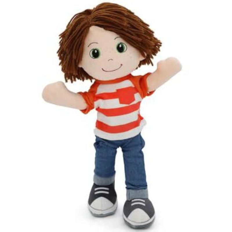 Playtime by Eimmie 14" Soft Baby Doll - Plush Rag Dolls for 2 Year Old Girls and Boys, Toddler & Infants - Girl Toys - Stuffed Toy Companion - Washable & Sensory Fabric Body - Ollie Doll for Baby Boy - Image 1