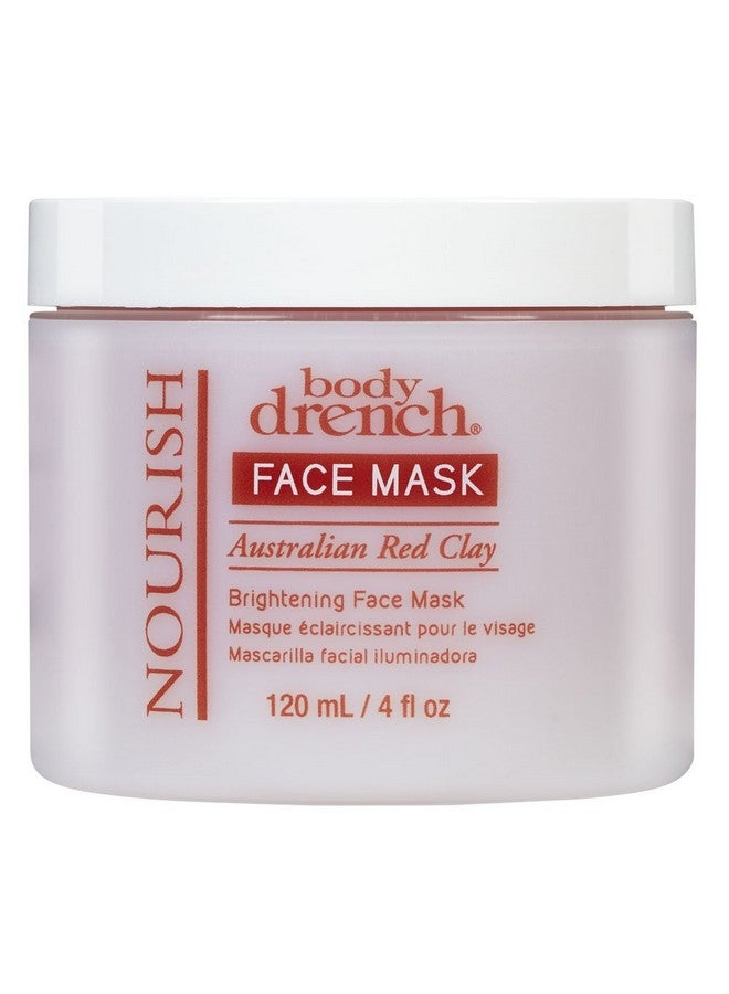 Body Drench Nourish Australian Red Clay Brightening Face Mask 4 Oz - Image 2