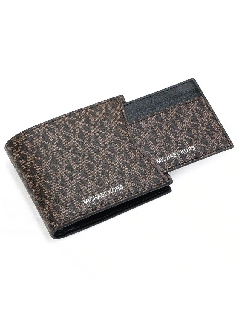 Michael Kors Michael Kors Men Brown Wallet and Card Holder Gift Set  - Image 2