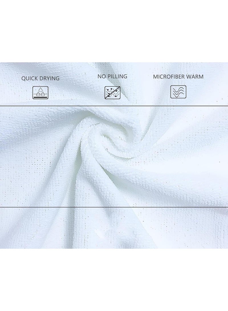 general 110*75CM Microfiber Hooded Poncho Beach Quick Drying Bathrobe Poncho - Image 4